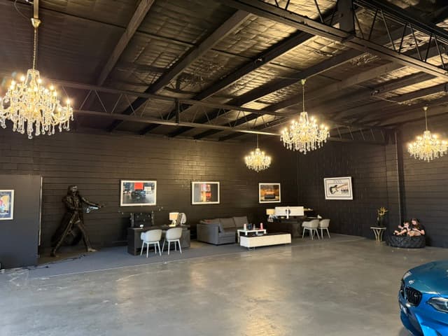 Luxury chandelier lighting installation in Brisbane