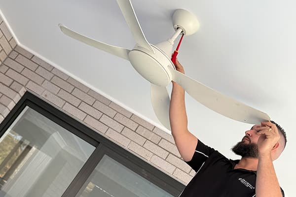 Ceiling fan installation in Brisbane