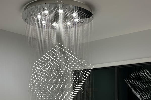 Pendant light installation in Brisbane