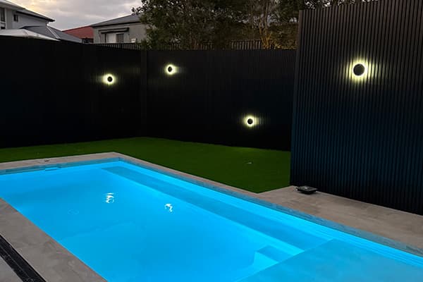 Brisbane pool lighting installation by electrician