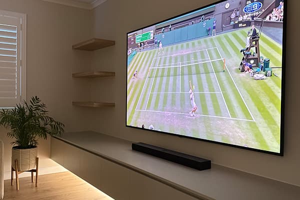 Television installation in Brisbane